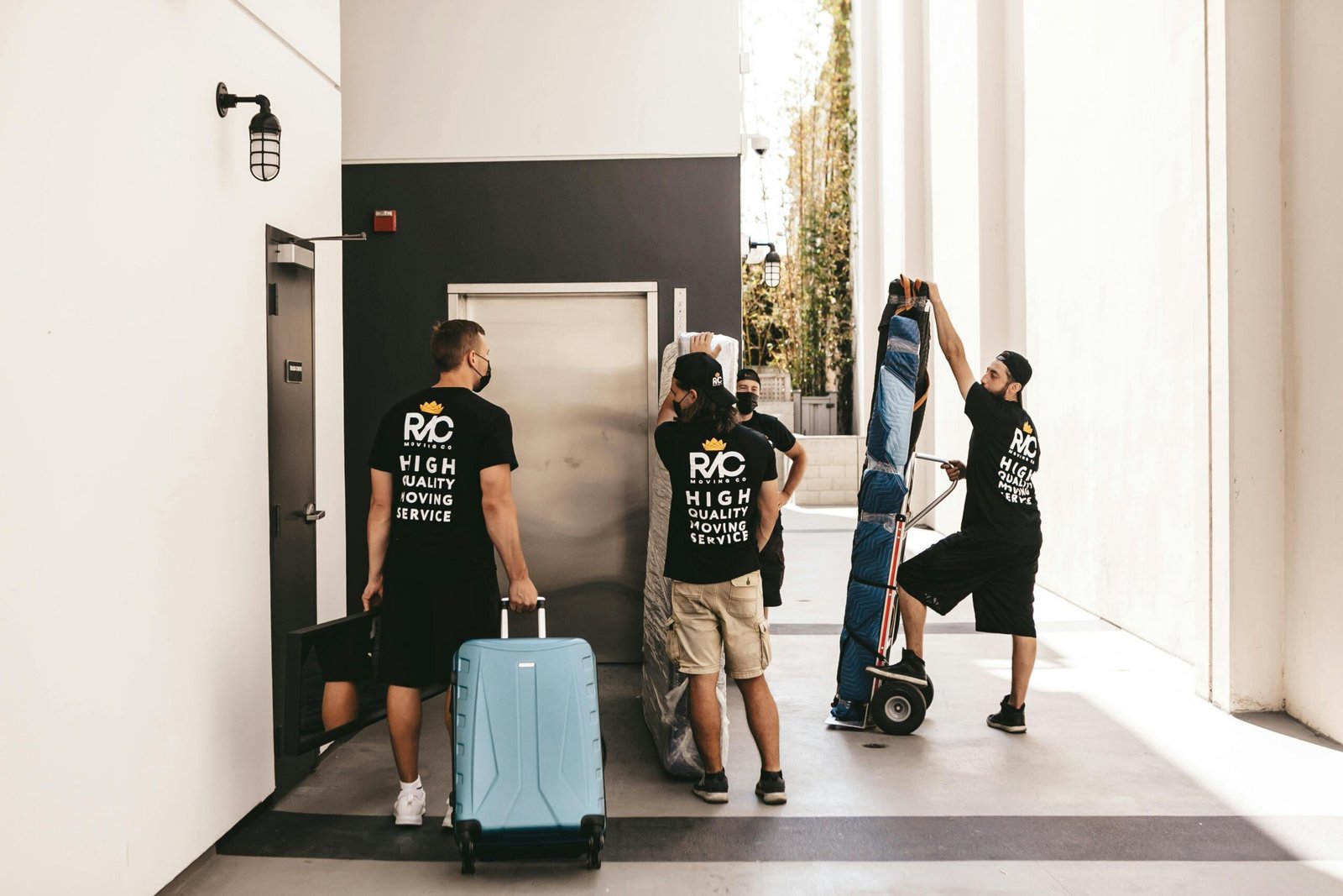 Influencer packing suitcase